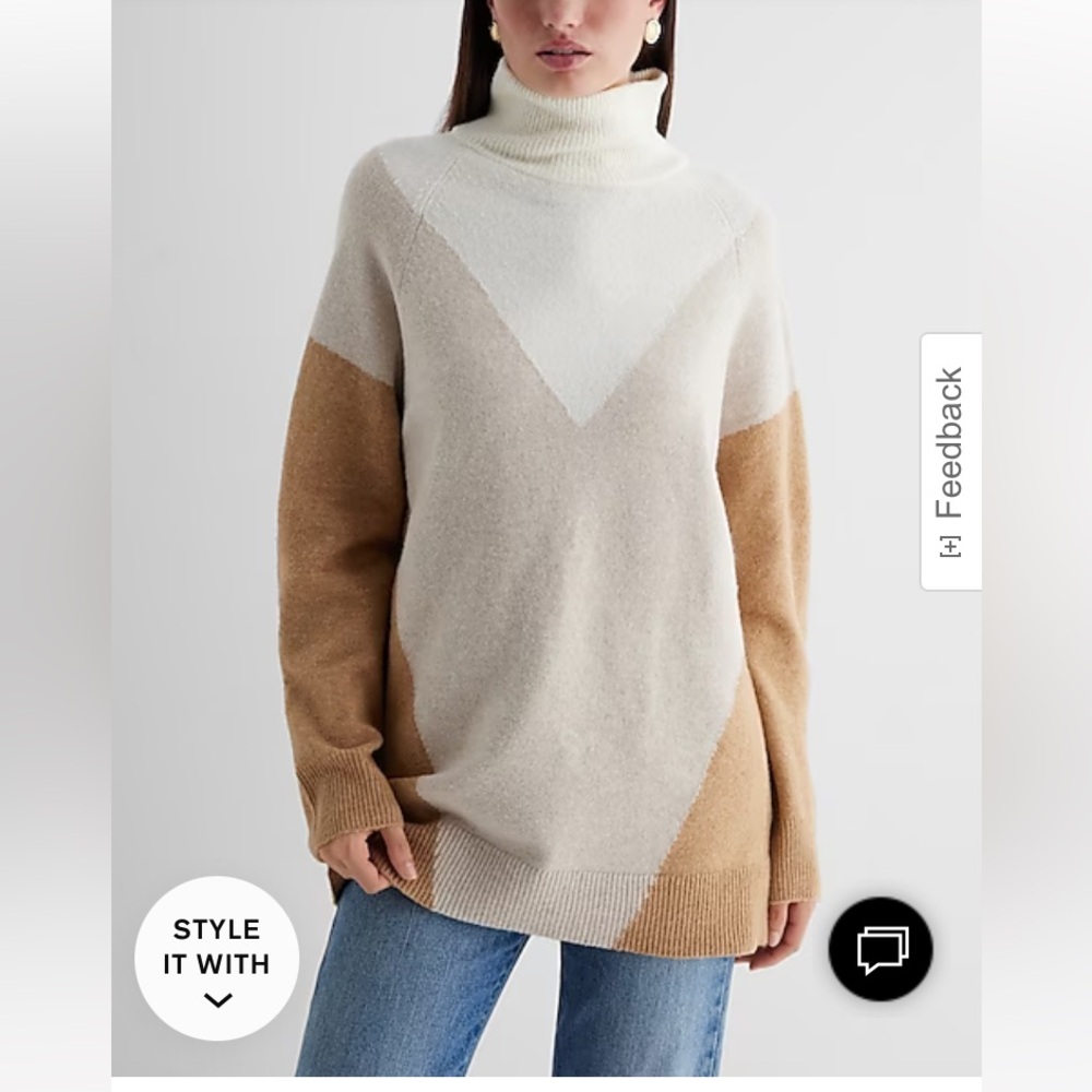 Express turtleneck sweater